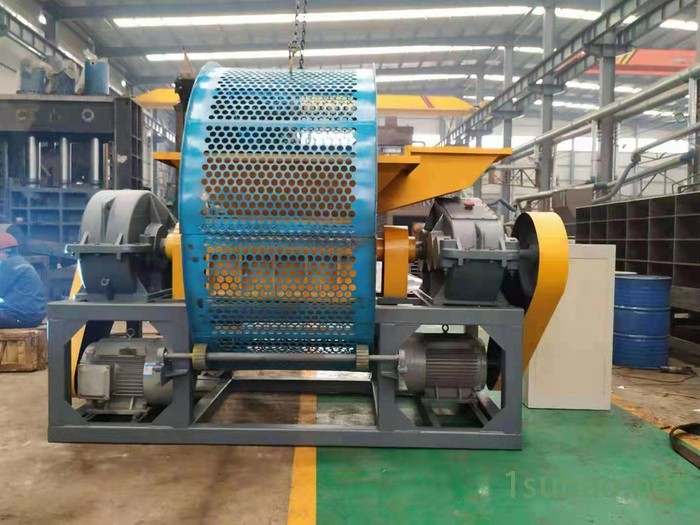 大型金属撕碎机煤渣粉碎机单轴塑料撕碎机废钢撕碎机图5