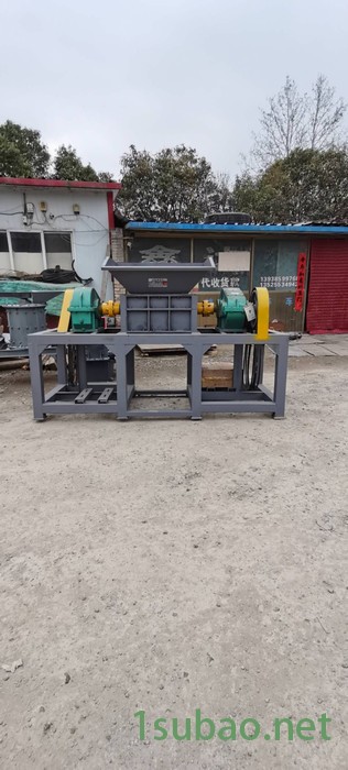 大型金属撕碎机煤渣粉碎机单轴塑料撕碎机废钢撕碎机图3
