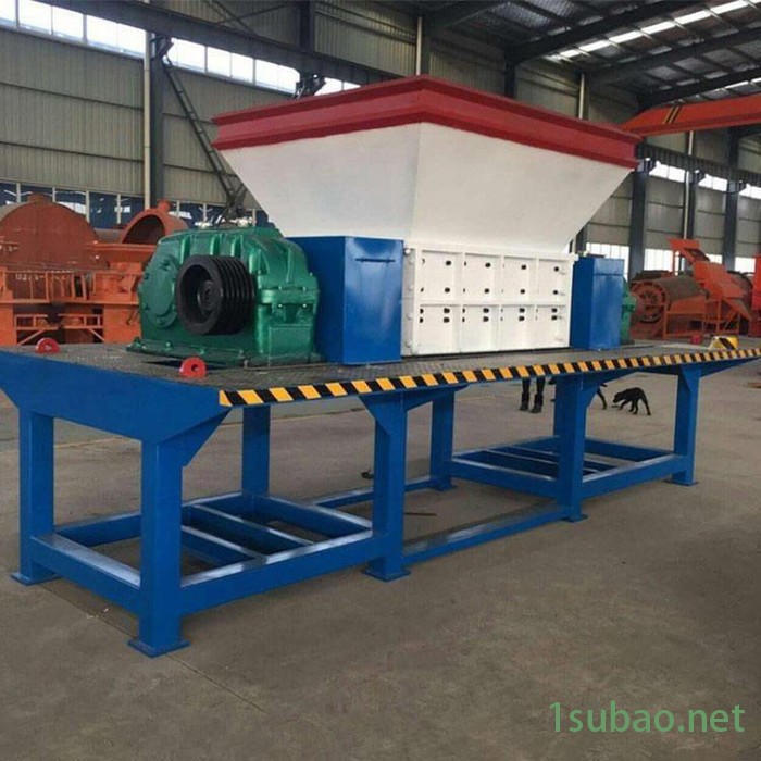 小型撕碎机破碎单双轴撕碎机 工业多功能小型金属废铁塑料粉碎机图4