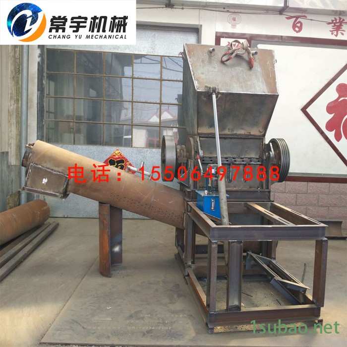 塑料破碎机 塑料粉碎机废旧膜料垃圾袋滴灌带缠绕膜粉碎机 各种废旧塑料破碎机图6