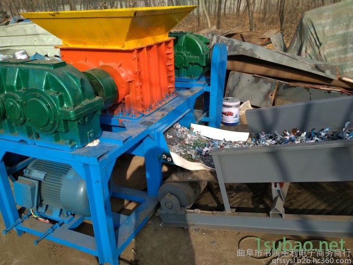 强力双轴轮胎粉碎机废物利用撕碎机 批发图4