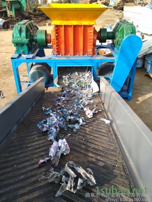 强力双轴轮胎粉碎机废物利用撕碎机 批发图5