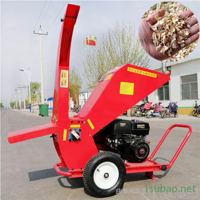 果园枝条粉碎机移动强力木材粉碎机 宇晨树枝树叶秸秆粉碎机图4
