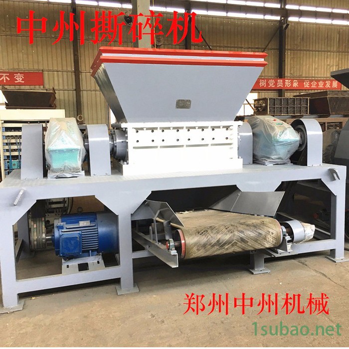 中州撕碎机 大型双轴撕碎机 废旧塑料粉碎机 旧电器撕碎机 撕碎机专业**图4