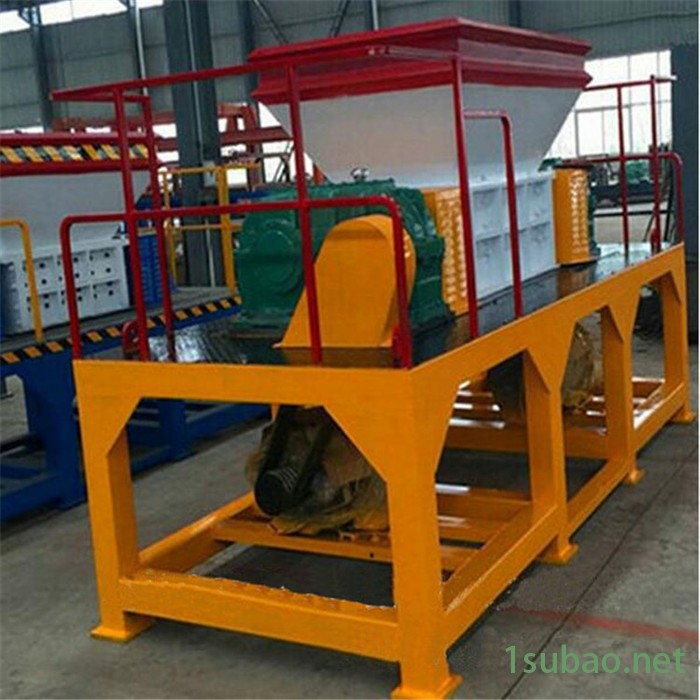 废旧回收金属撕碎机强力双轴轮胎粉碎机 轻便图4