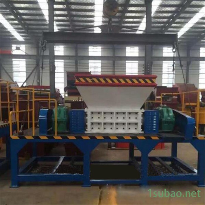 废旧回收金属撕碎机强力双轴轮胎粉碎机 轻便图3