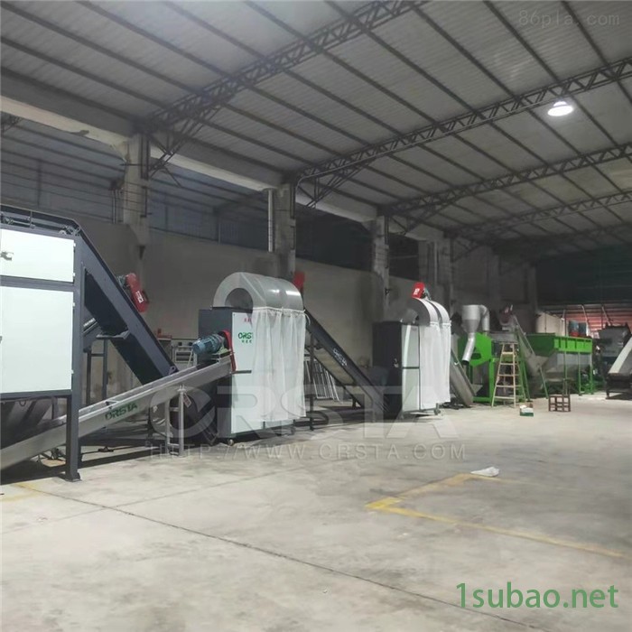黑龙江PP保险杠机壳塑料粉碎清洗机，保险杠废塑机壳处置再生机图2