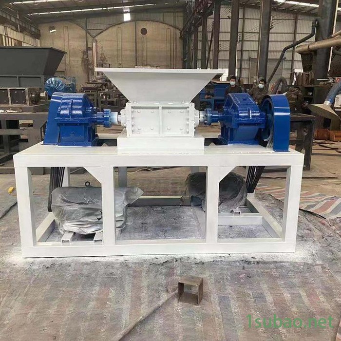 供应固体废品回收用400型-2000型双轴撕碎机废品撕碎设备垃圾粉碎设备塑料粉碎机原理图3