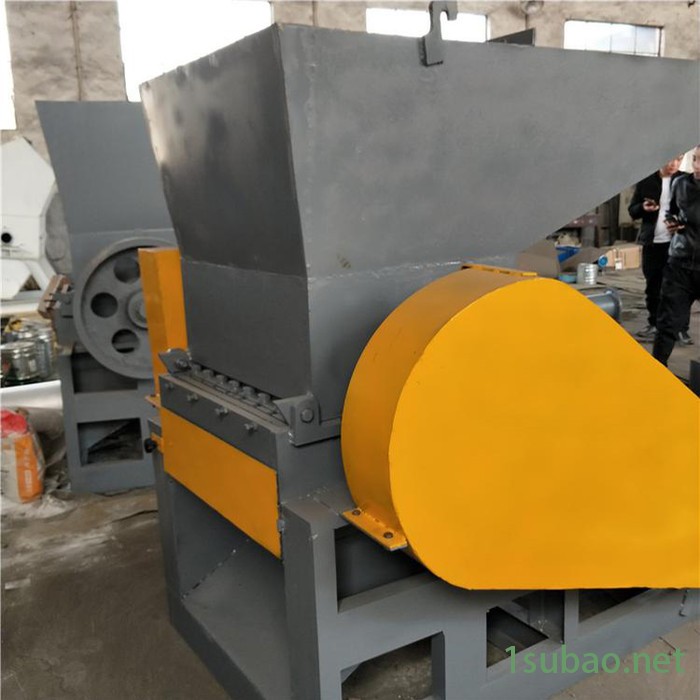 富德300重型废铁易拉罐粉碎机塑料油漆桶撕碎机复合破碎设备矿泉水瓶破碎粉碎机图8