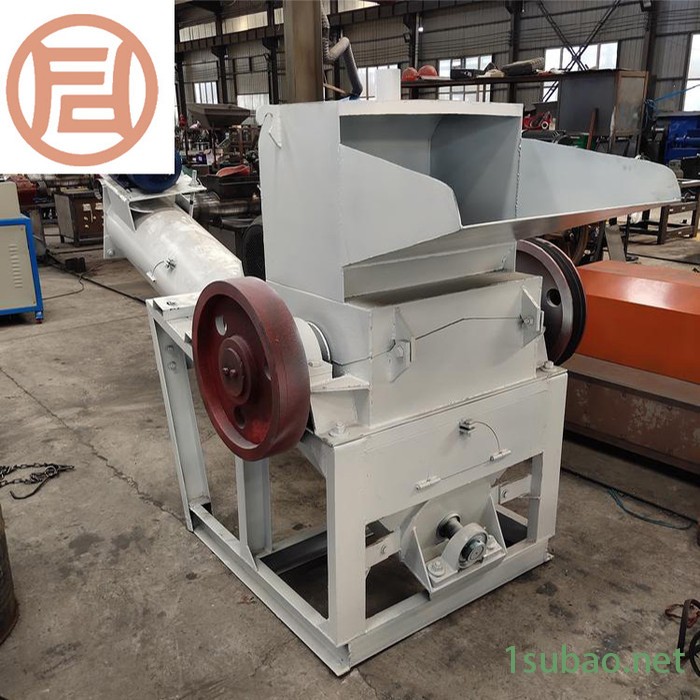 富德300重型废铁易拉罐粉碎机塑料油漆桶撕碎机复合破碎设备矿泉水瓶破碎粉碎机图4