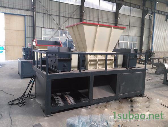 建筑模板粉碎机塑料桶粉碎双轴撕碎机 批发图2