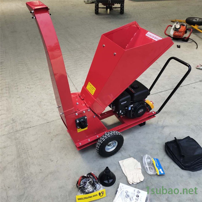 佳硕可移动园林碎枝机 移动式树叶粉碎机 汽油机树枝粉碎机塑料袋图4