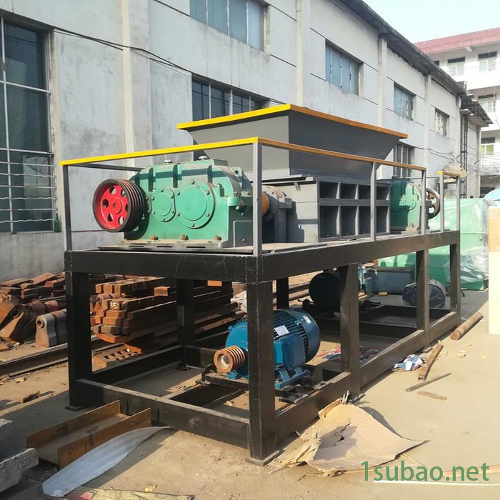 多功能塑料粉碎机刀片轮胎小型橡胶废铁破碎机大型生活垃圾撕碎机图5