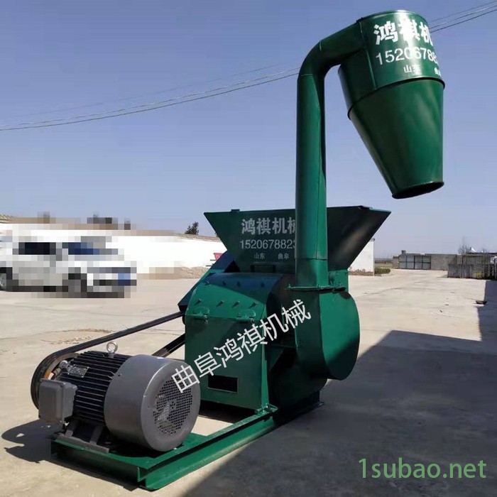 HQ 改装锯齿型塑料粉碎机 除尘好饲料粉糠机 饲料粉碎机图8