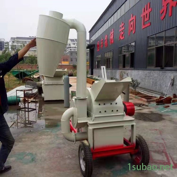 恒丰 可移动园林树枝粉碎机 饲料秸秆粉碎机 塑料粉碎机图3