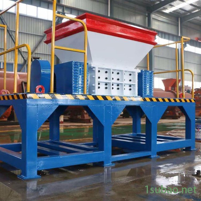 废铁金属撕碎机大型废旧钢筋切粒机小型双轴橡胶塑料粉碎机切断机图3