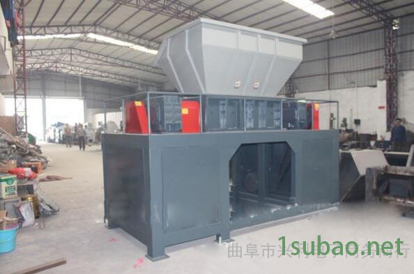 贵州强力双轴轮胎粉碎机 破旧废铁粉碎机生产厂家图2