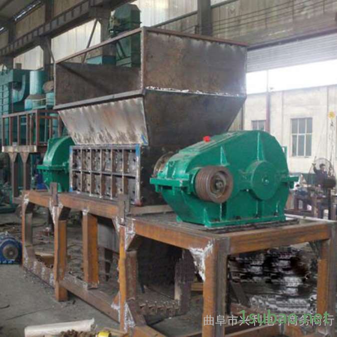 贵州强力双轴轮胎粉碎机 破旧废铁粉碎机生产厂家图6