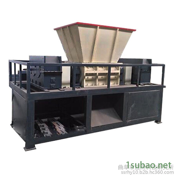 硬质塑料电子垃圾撕碎机胶垫尼龙双轴粉碎机 价格撕碎机图4