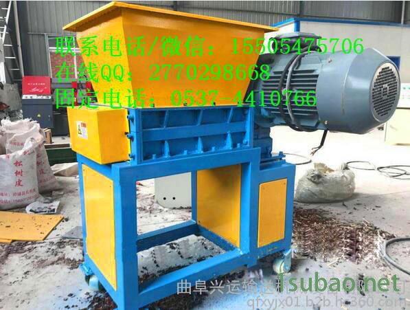 管材铁皮粉碎机设备橡胶塑料铁屑撕碎机 环保节能图2