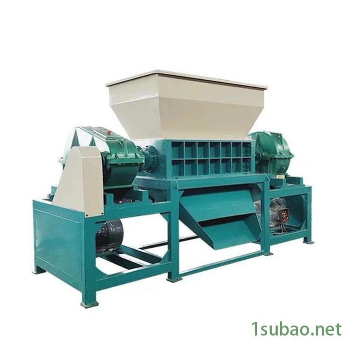 兆峰机械供应双轴撕碎机  皮革破碎机 双轴垃圾粉碎机 皮革竹木撕碎机 废旧塑料垃圾撕碎机设备质量好图2