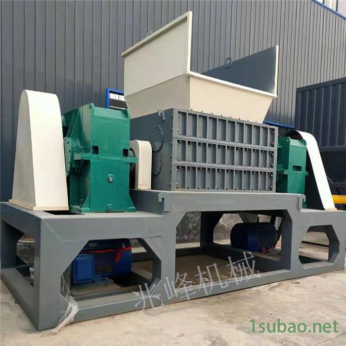 兆峰机械供应双轴撕碎机  皮革破碎机 双轴垃圾粉碎机 皮革竹木撕碎机 废旧塑料垃圾撕碎机设备质量好图5