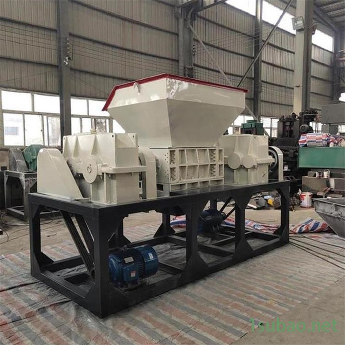 撕碎机大型单双轴破碎机金属塑料餐厨余垃圾木材熔喷布小型粉碎机图3