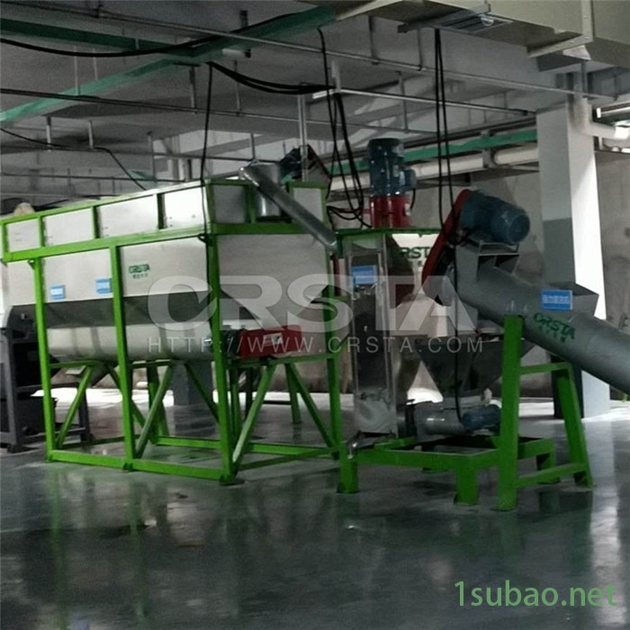 柯达机械日杂废塑料化妆瓶回收机,HDPE化妆瓶造粒塑料粉碎清洗机图2