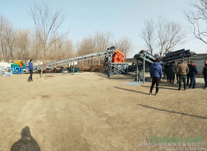 撕裂式粗粉碎机金属塑料编织袋双轴撕碎机 多功能图4