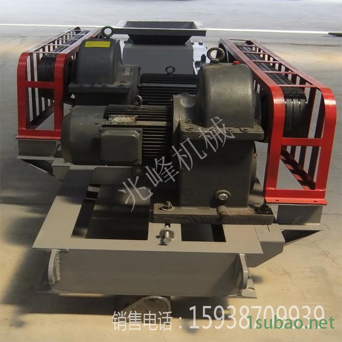 郑州对辊粉碎机报价 数控液压对辊制砂机 对辊破碎机生产线 强力齿辊破碎机兆峰机械型号全图6