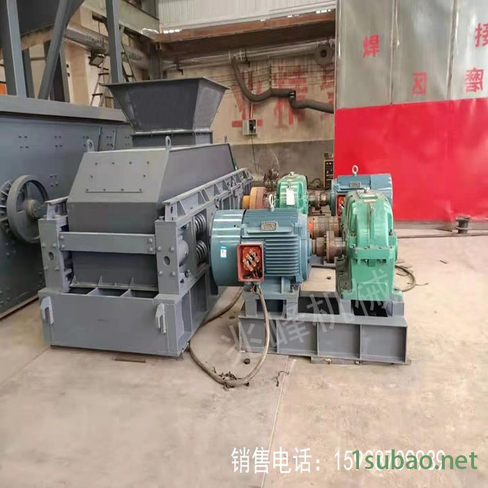 郑州对辊粉碎机报价 数控液压对辊制砂机 对辊破碎机生产线 强力齿辊破碎机兆峰机械型号全图4