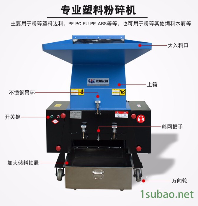 利欣特 强力500型 塑料粉碎机图3