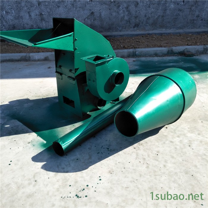 临沂皮革塑料筐锤片粉碎机 输送带进料 玉米芯打粉机耐用图2
