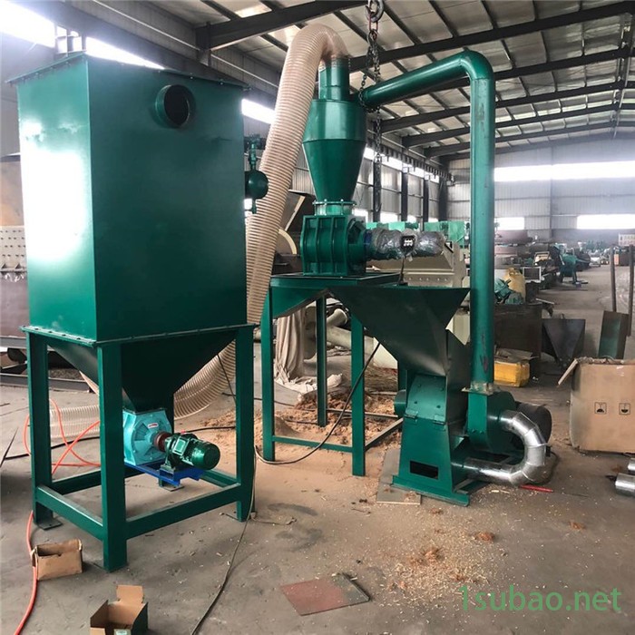 临沂皮革塑料筐锤片粉碎机 输送带进料 玉米芯打粉机耐用图7