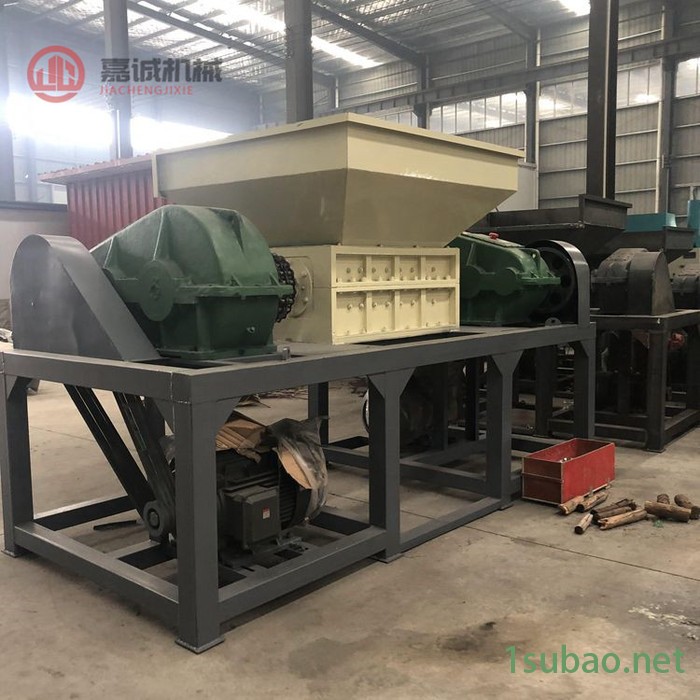 嘉诚废塑料撕碎机 塑料板粉碎机 厂家供应配件齐全图3