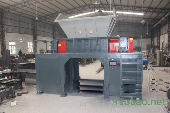 塑料建筑木板皮革双轴撕裂机可定制 易拉罐粉碎机图4