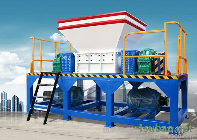 废铁撕碎机强力双轴轮胎粉碎机 轻便图3