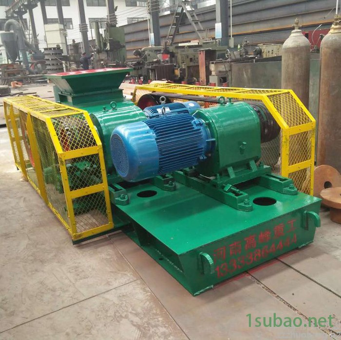 供应钢渣双辊式挤压破碎机 高锰钢强力粉碎机 高效节能石料细碎机图2