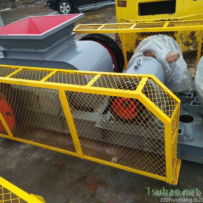 供应钢渣双辊式挤压破碎机 高锰钢强力粉碎机 高效节能石料细碎机图6