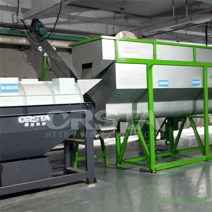 柯达机械PET矿泉水瓶清洗造粒机，矿泉水塑料瓶扒纸清洗粉碎机图5