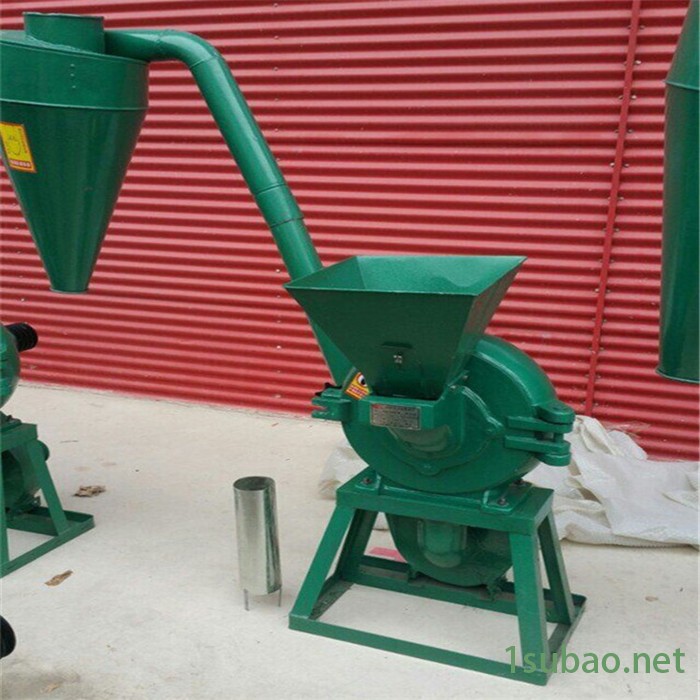 时产2吨谷壳豆粕粉碎机 山东600塑料石膏研磨机 可带料试机图5