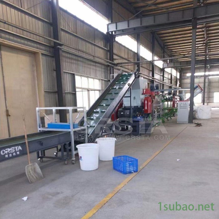 柯达机械垃圾矿泉水瓶回收机，PET矿泉水瓶废塑料粉碎清洗造粒机 造粒机生产设备图5