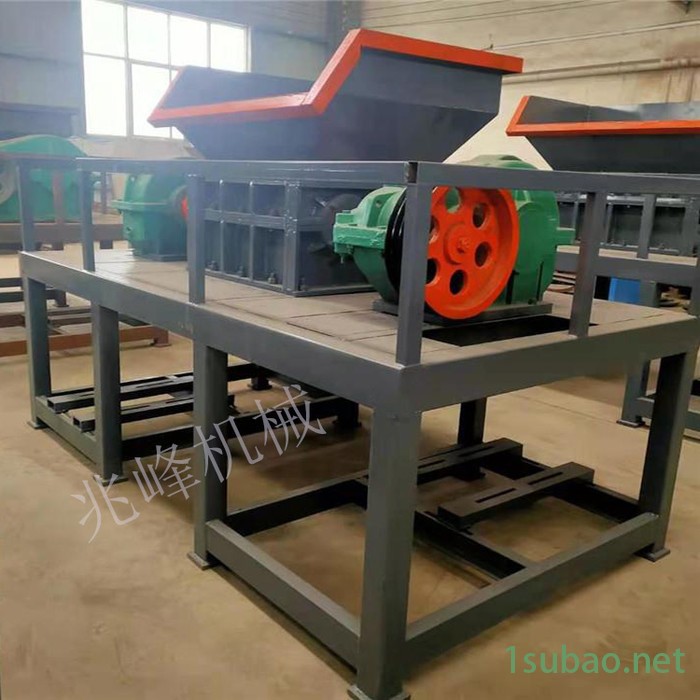 铝合金撕碎机 废油桶撕碎机 塑料童车玩具粉碎机 合肥双轴撕碎机 报废汽车撕碎机兆峰机械生产图3