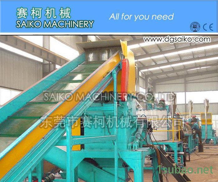 pet塑料粉碎机 压扁瓶清洗回收流水线 pet瓶清洗回收设备图3