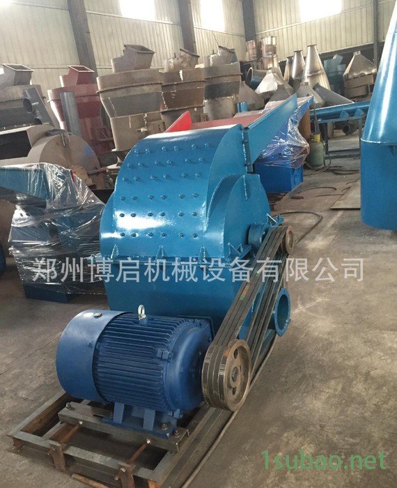 博启 生产大型小型木材粉i碎机 多功能木材粉碎机 破碎机 枝条粉碎机 破旧木材粉碎机 下角料粉碎机 塑料粉碎机 600型图2