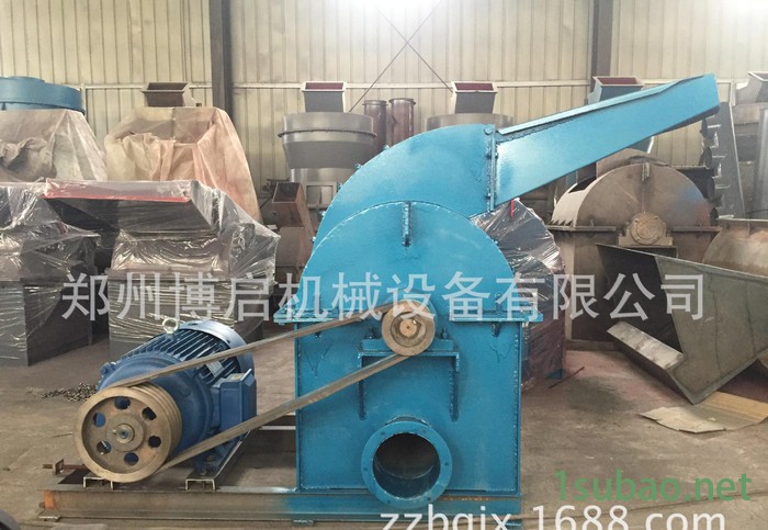 博启 生产大型小型木材粉i碎机 多功能木材粉碎机 破碎机 枝条粉碎机 破旧木材粉碎机 下角料粉碎机 塑料粉碎机 600型图3