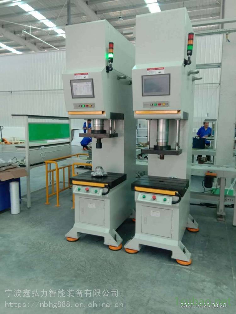 防尘盖压装机功能/电机轴承压装机/济南力位移伺服液压机图3