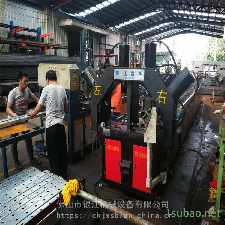 专业定制爬架冲孔机、管材打孔机、数控冲压机、银江机械、进口伺服、 夹具、厂家直销、价格美丽图2