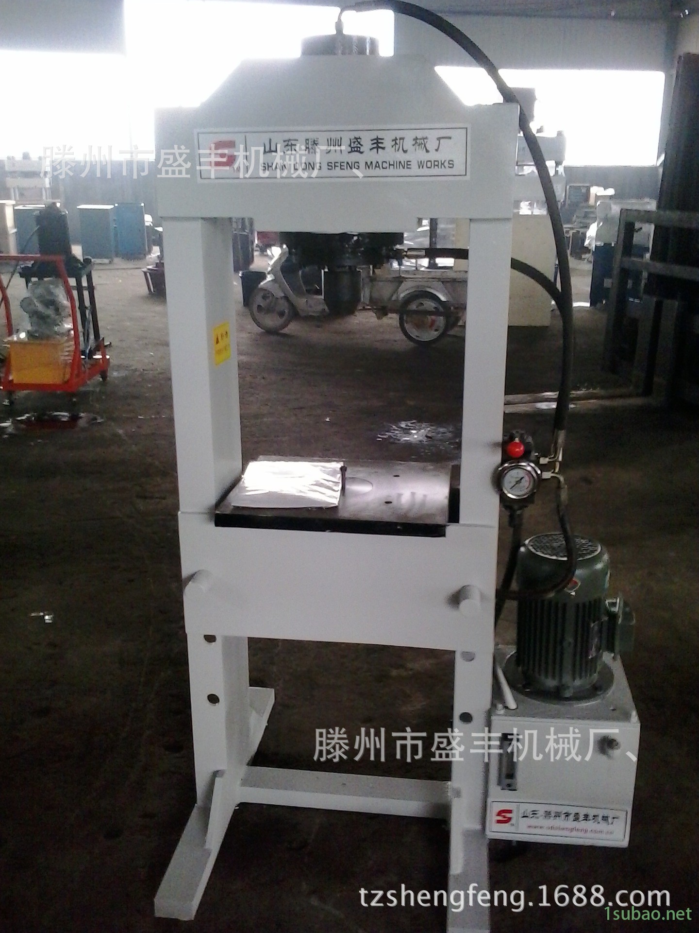 盛丰供应YM31-40T龙门系列电机液压机,40吨电机压装机图2