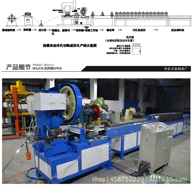 格栅全自动生产线  格栅成型机械 格栅模具图2